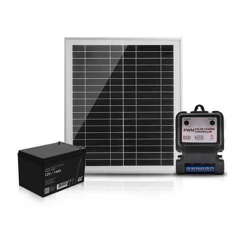 Kit Panel Fotovoltaico Solar 50W 12V Multiproposito Casa Negocio Para Iluminacion, Camaras, Alarma, Control Acceso