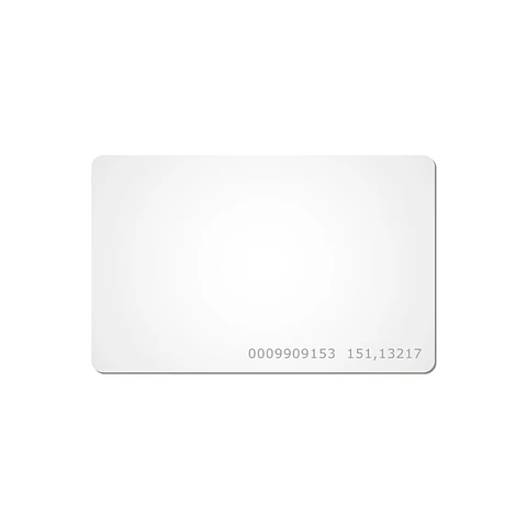 Tarjeta Proximidad 125Khz RFID Blanco Para Control Acceso