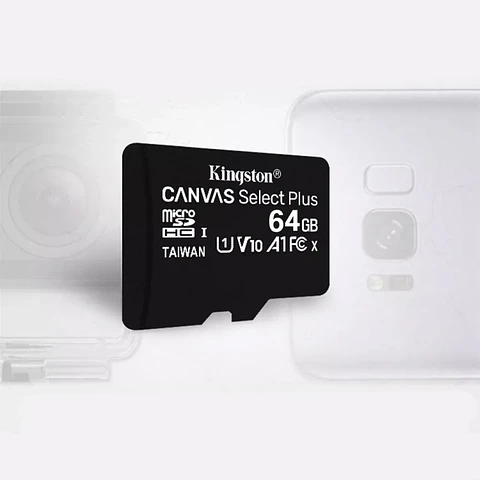 Memoria Tarjeta MicroSDXC Flash 64GB Class 10 Kingston o Sandisk