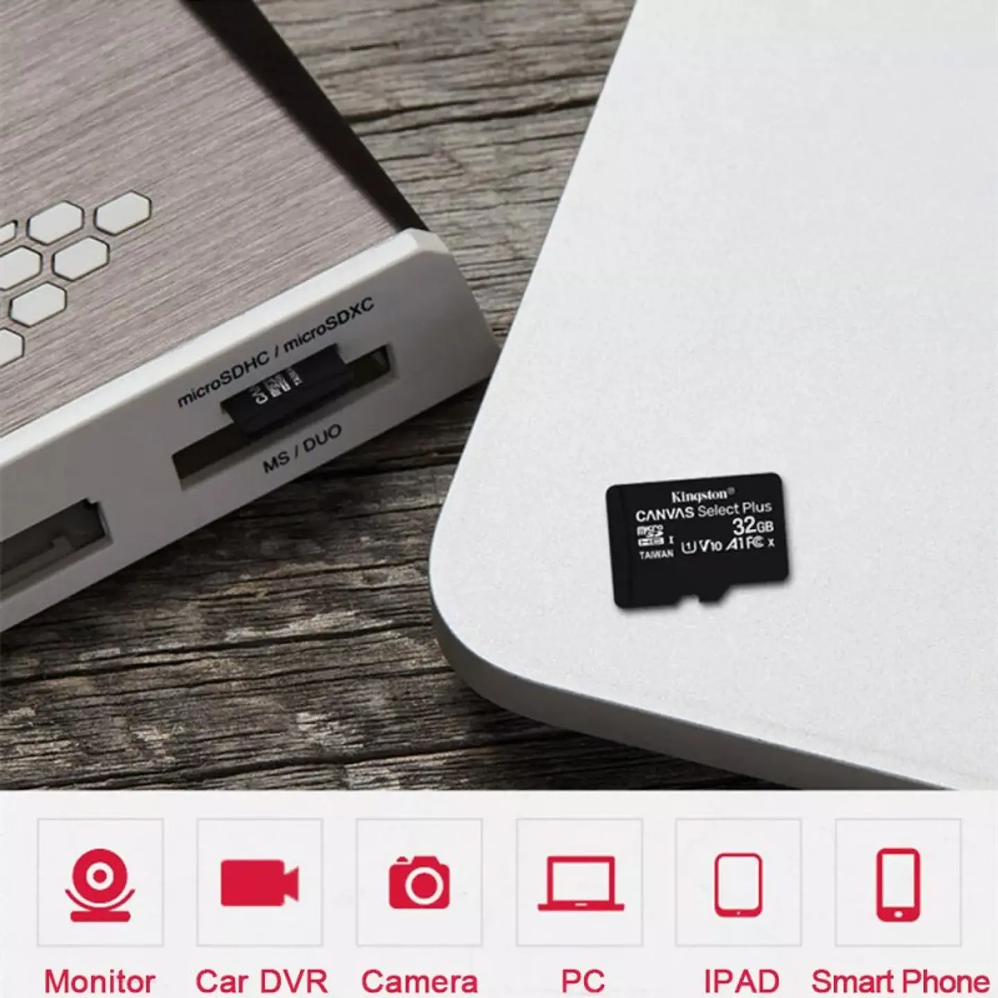 Memoria Tarjeta MicroSDXC Flash 32GB Class 10 Kingston o Sandisk 3