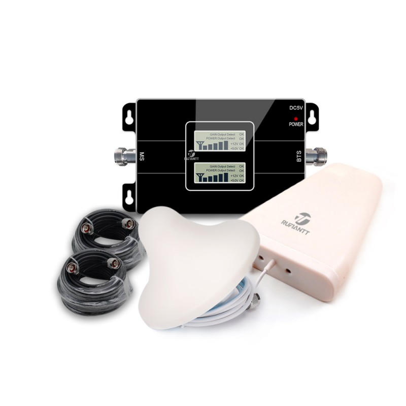 Kit Amplificador Repetidor De Señal Celular Gsm + 3G Entel Movistar Claro 850-1900 Mhz Certificado
