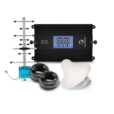 Kit Repetidor De Señal Celular Telefonica Dual Band 2G + 3G Entel Movistar Claro Amplificador De Alta Potencia