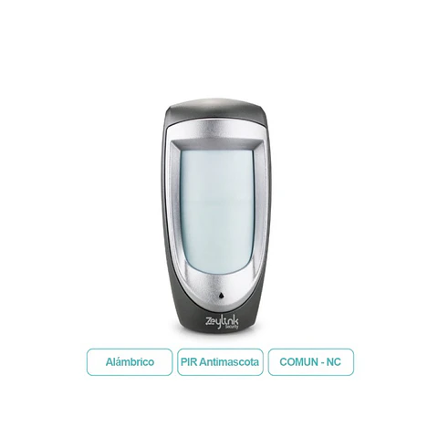 Sensor Movimiento Pir Exterior Alámbrico Inmune A Mascotas Para Alarmas