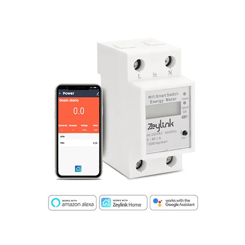 Medidor Remarcador Energia Electrica Wifi Monofasico 60A
