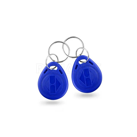 Tarjeta Tipo Llavero 125KHz RFID Proximidad Color Azul Pack 10U