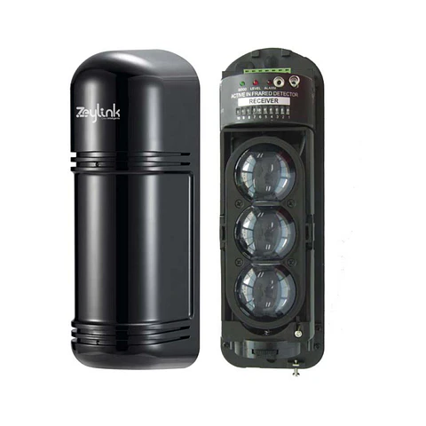 Sensor Barrera Perimetral Largo alcance 200 Mts 3 Haz Exterior Alámbrico