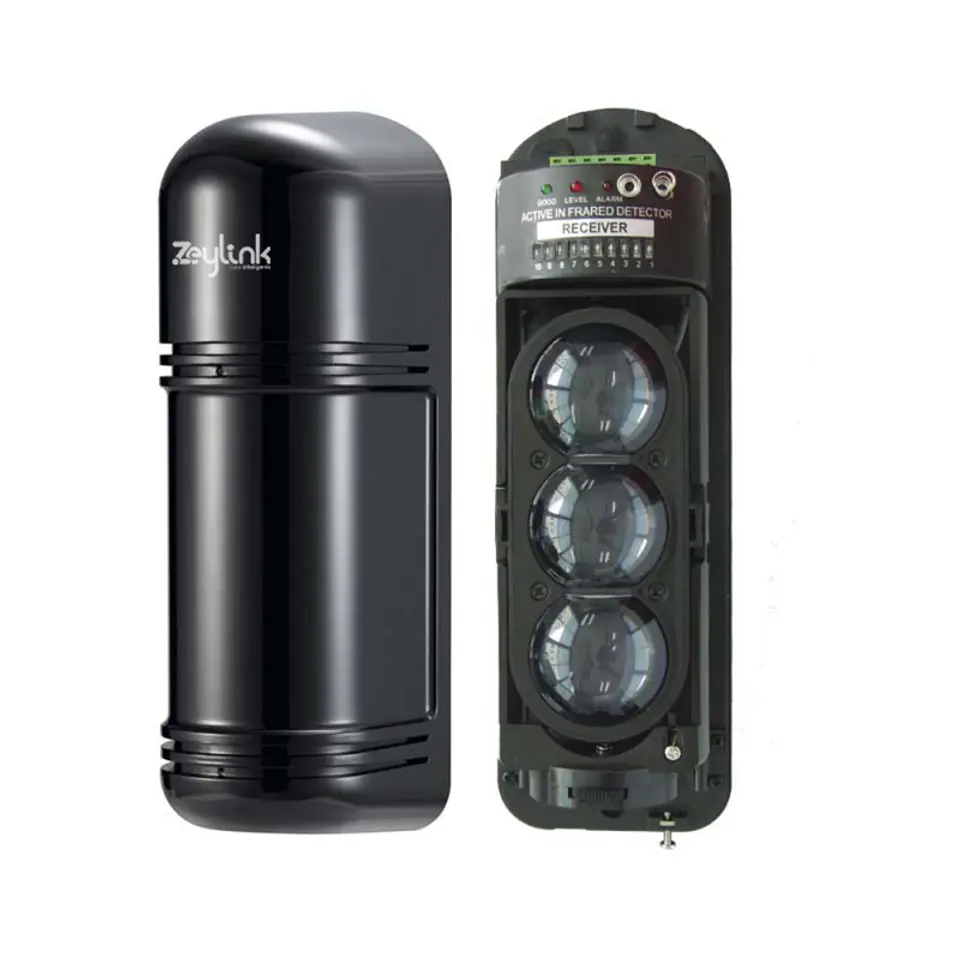 Sensor Barrera Perimetral Largo alcance 200 Mts 3 Haz Exterior Alámbrico 1