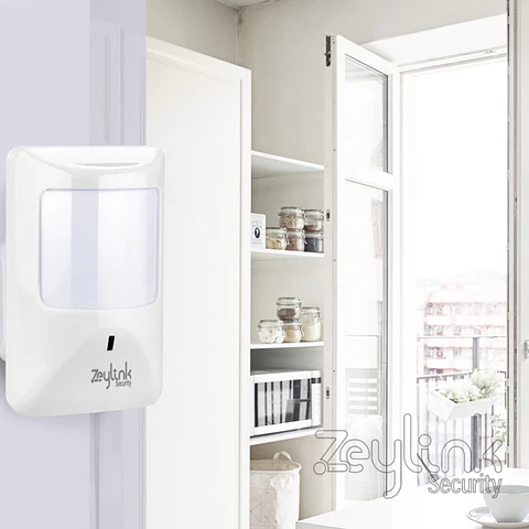 Sensor De Movimiento Pir Alámbrico Cableado Para Alarmas 4G Gsm
