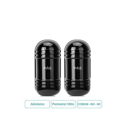 Sensor Barrera Perimetral Fotocelda Infrarroja 100 Metros Alambrico