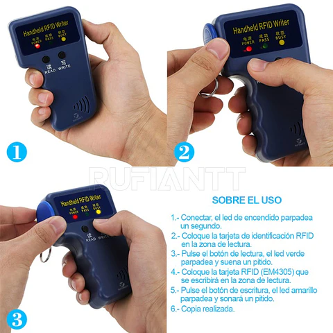 Programador Copiador Clonador Duplicador Tarjeta Rfid 125Khz
