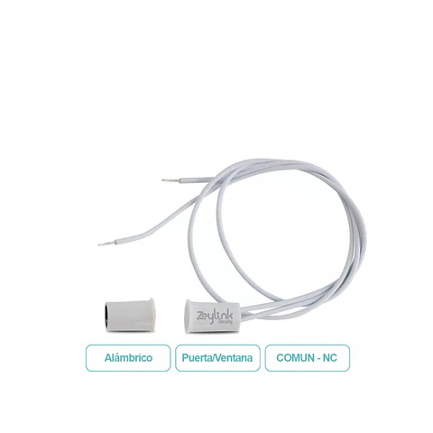 Sensor Magnético Para Puerta O Ventana Alámbrico Embutido Para Alarmas