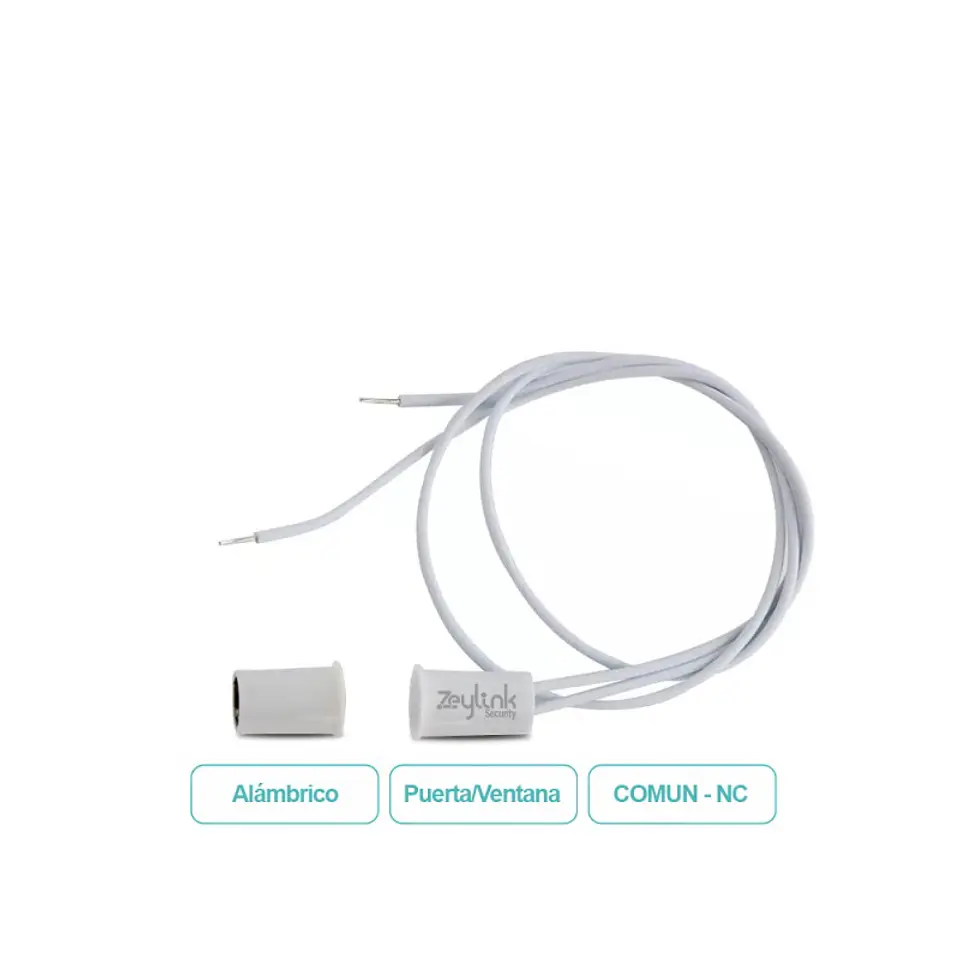 Sensor Magnético Para Puerta O Ventana Alámbrico Embutido Para Alarmas 1