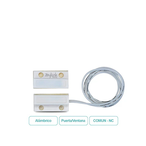 Sensor Magnetico Embutido Alámbrico Para Puerta Ventana Para Alarmas