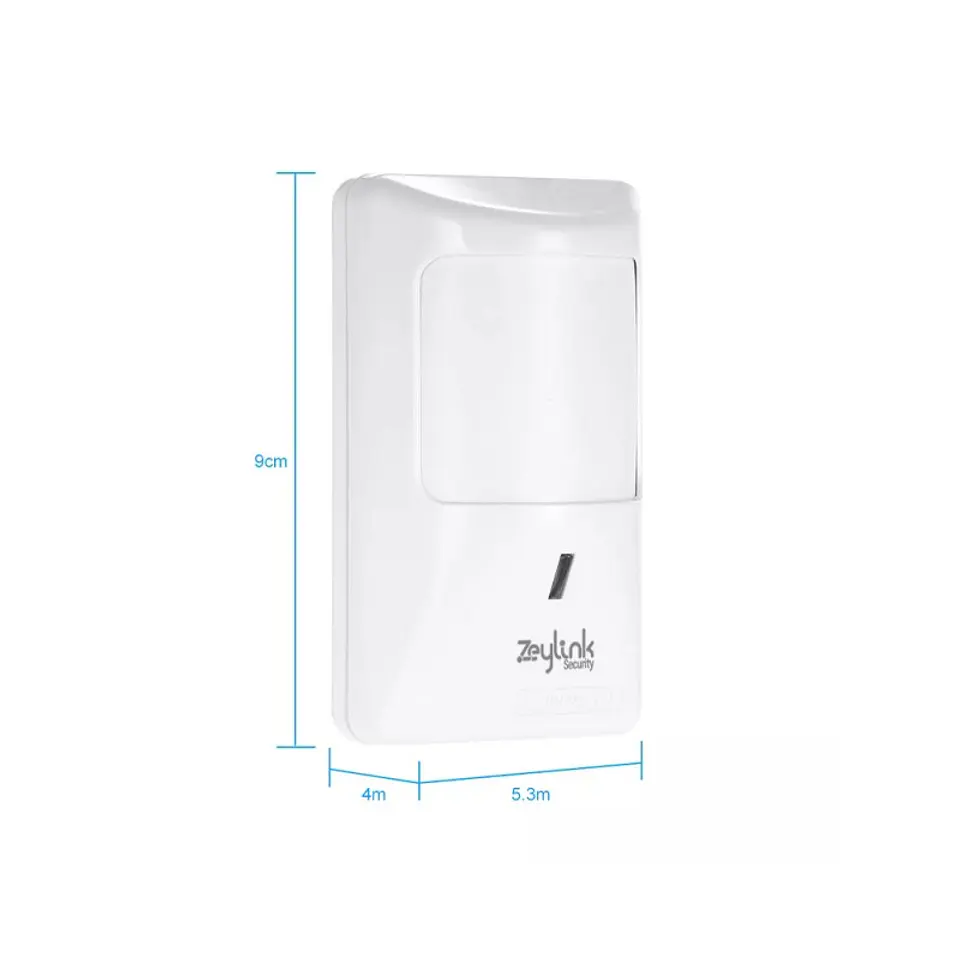 Sensor De Movimiento Pir Alámbrico Cableado Para Alarmas 4G Gsm 4