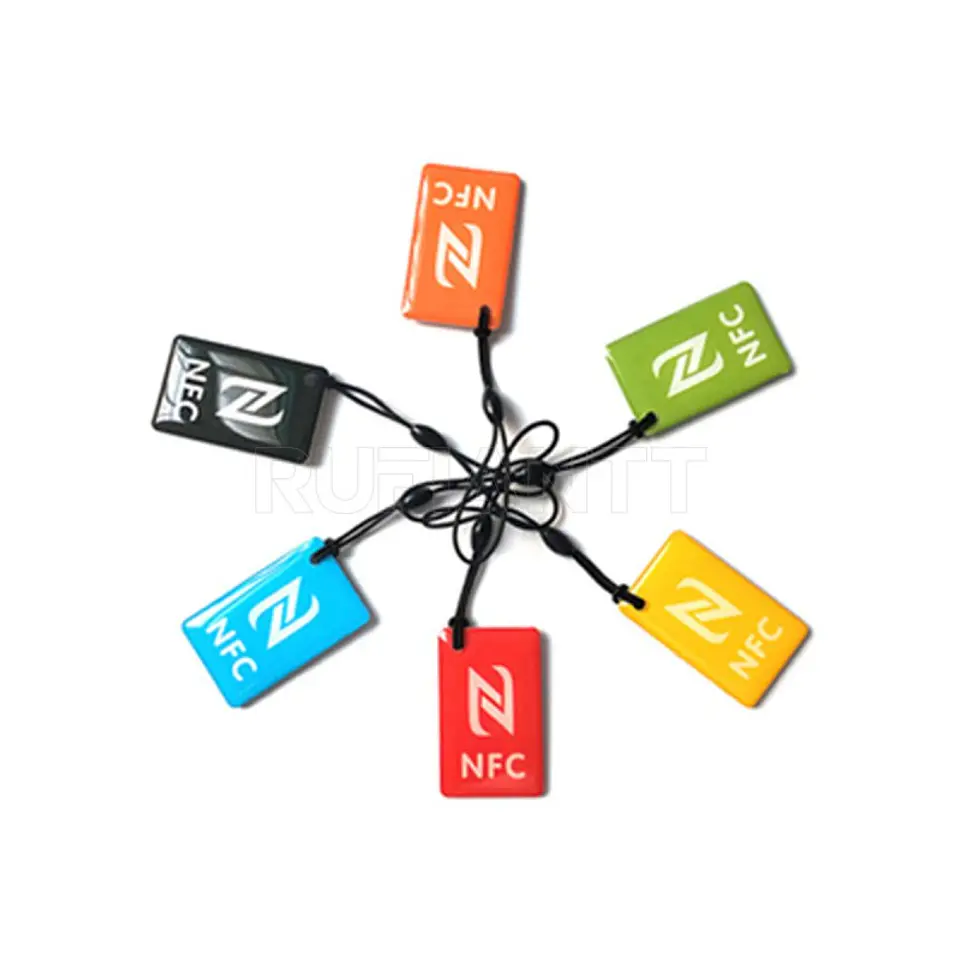 Tarjeta Llavero NFC 13.56Mhz Rfid Para Celular y Cerraduras Inteligentes Pack 10u 3