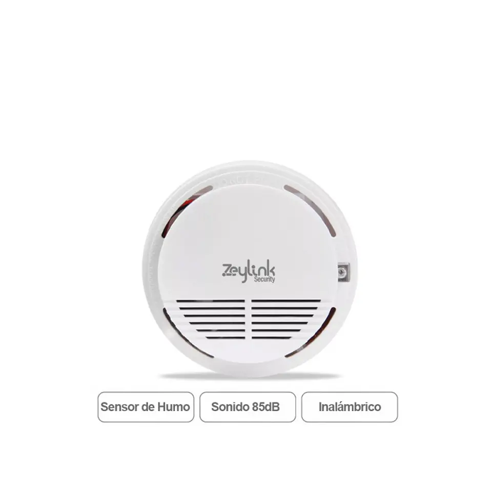 Detector Sensor De Humo Inalambrico Para Alarma 4G Gsm O Contra Incendio 1