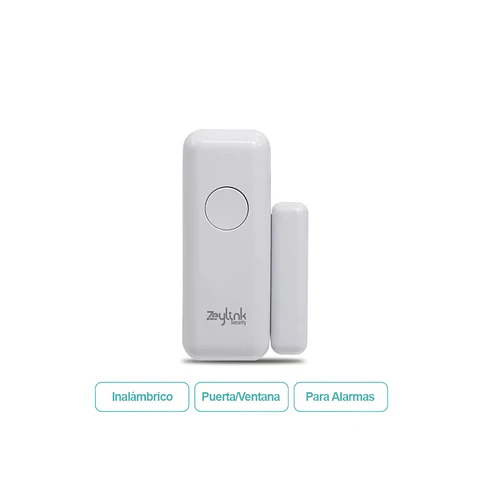 Sensor Magnético Mini Ultra Delgado Para Puertas Ventanas Inalámbrico Para Alarmas