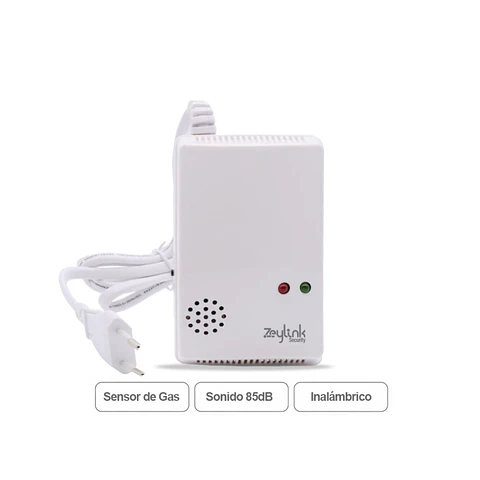 Sensor De Gas Inalambrico Para Sistema De Alarmas Gsm