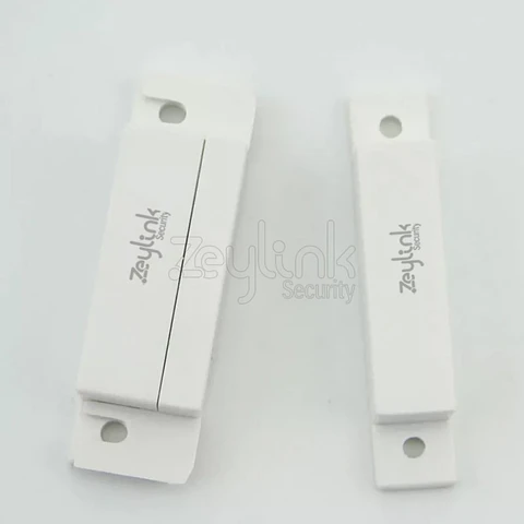 Sensor Magnético Alámbrico De Puertas Y Ventanas Color Blanco Para Alarmas