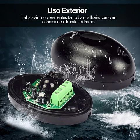 Sensor Fotocelda Barrera Infrarroja Alámbrico Rx Y Tx 15M Nc/No 12/24V
