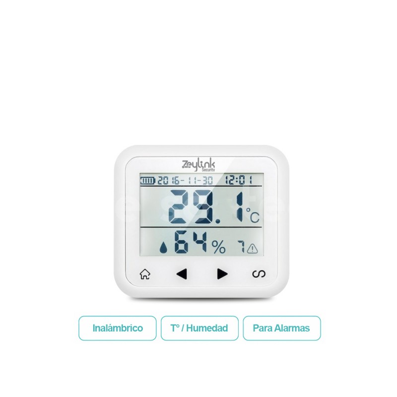 Termómetro Digital Con Sensor Inalámbrico - Alcance 100m - Pantalla Grande LCD - Para Casa, Oficina, Invernadero O Escuela