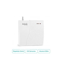 Repetidor Inalambrico Rf 100 Sensores Para Sistemas De Alarmas 4G Gsm