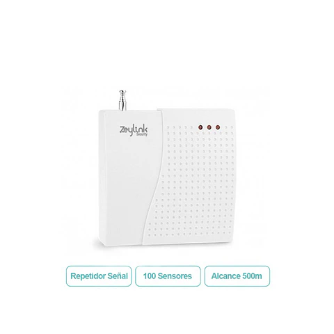 Repetidor Inalambrico Rf 100 Sensores Para Sistemas De Alarmas 4G Gsm