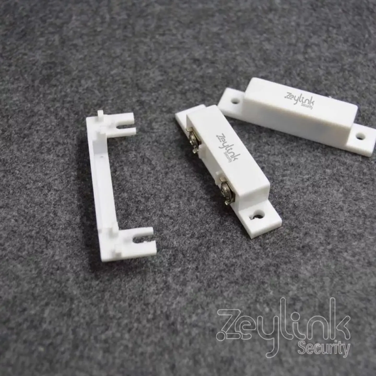 Sensor Magnético Alámbrico De Puertas Y Ventanas Color Blanco Para Alarmas 3