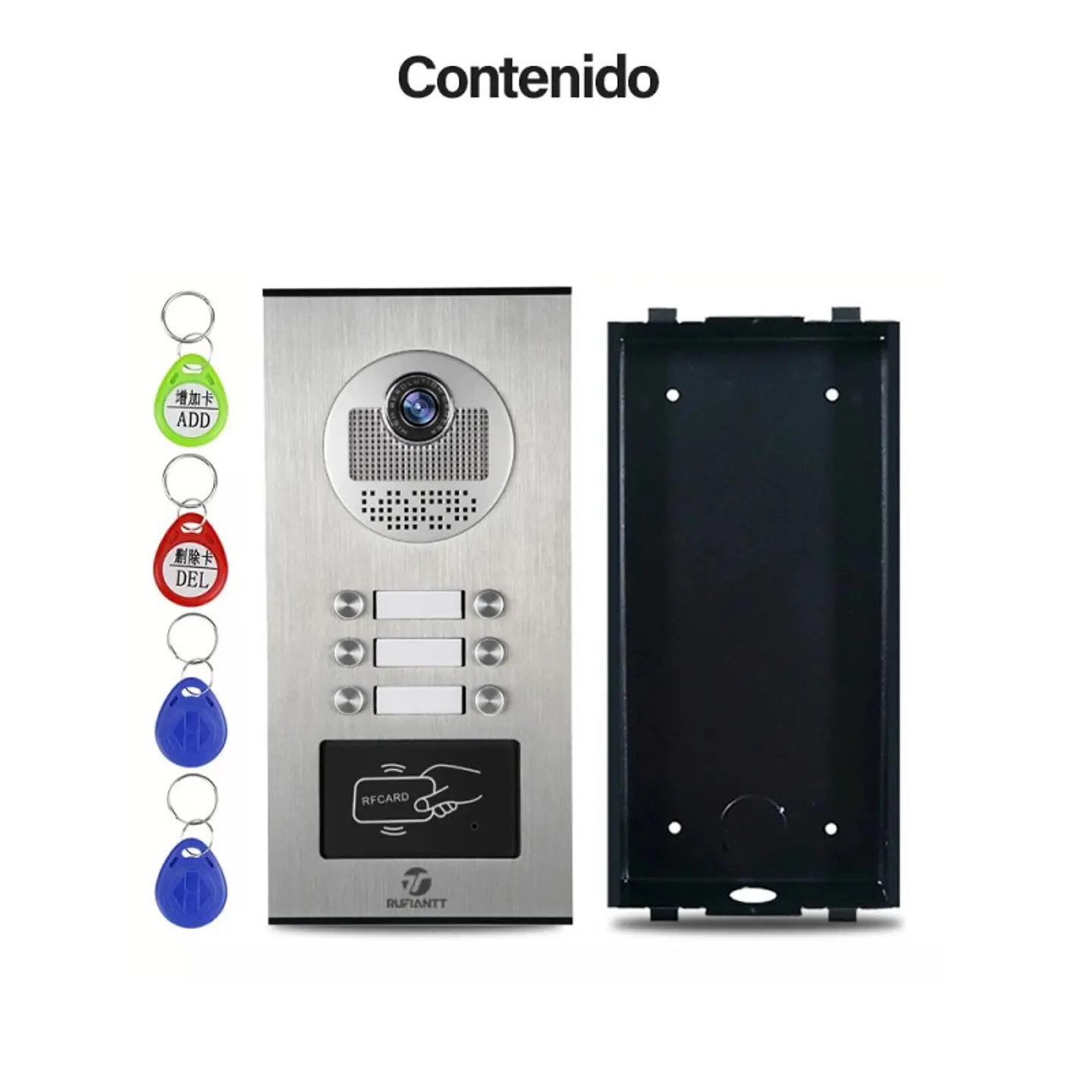 Citófono Video Portero Para 6 Casas Viviendas Departamentos Oficinas 6