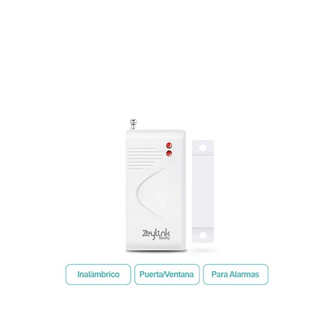 Sensor Para Puerta Y Ventana Inalambrico Con Antena Para Alarmas Gsm