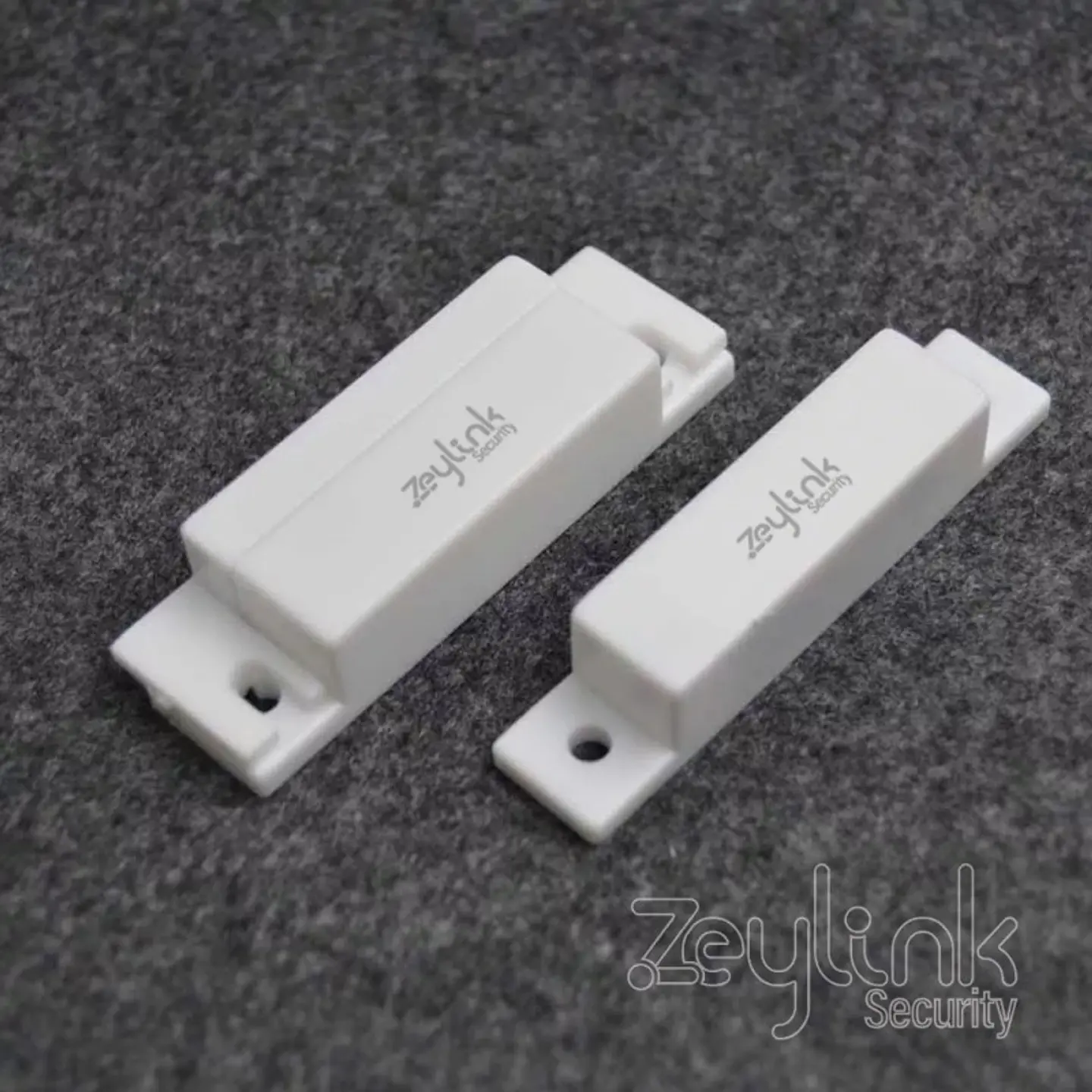 Sensor Magnético Alámbrico De Puertas Y Ventanas Color Blanco Para Alarmas 4