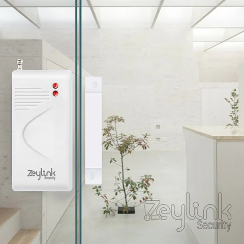 Sensor Para Puerta Y Ventana Inalambrico Con Antena Para Alarmas Gsm