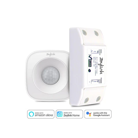 Interruptor Inteligente Wifi + Detector Movimiento Pir + On Off Automatico Zeylink