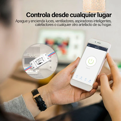 Pack 2 Interruptor Switch Electrico WifI Inteligente Alexa Google App Zeylink