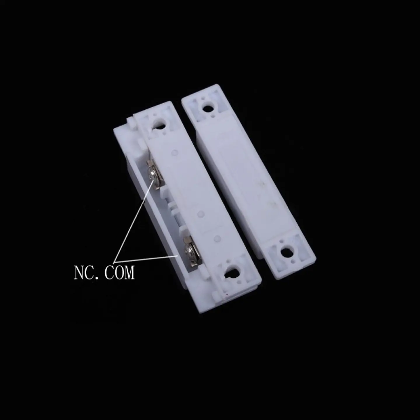 Sensor Magnético Alámbrico De Puertas Y Ventanas Color Blanco Para Alarmas 5