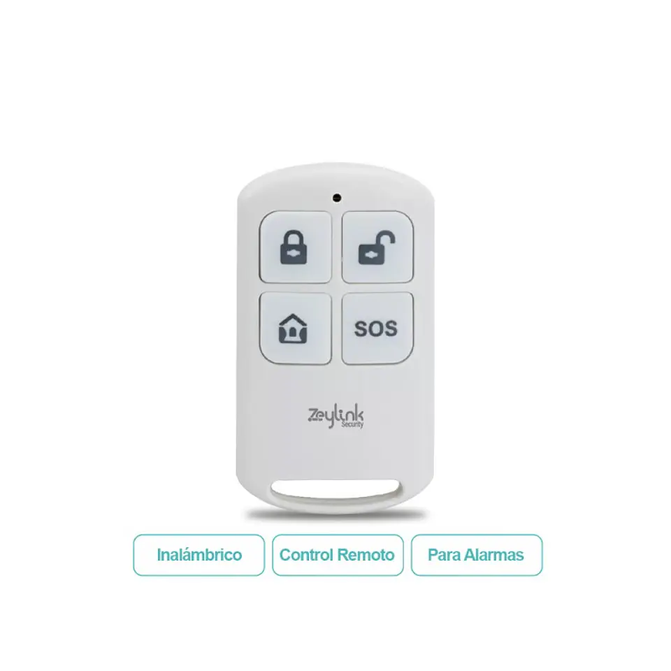 Control Remoto Inalámbrico 4 Botones Para Alarma Gsm Wifi 4G 1