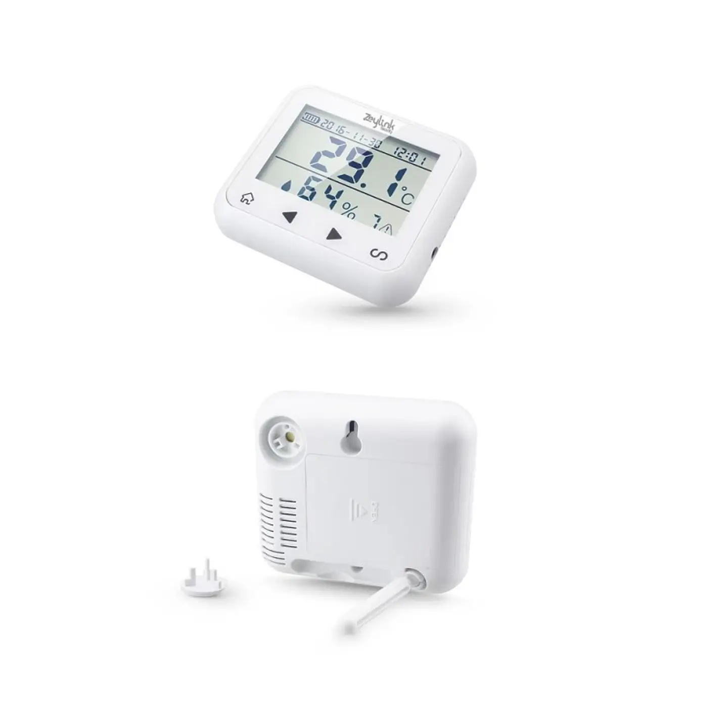 Sensor De Temperatura Y Humedad Inalámbrico Para Alarma 4G 4