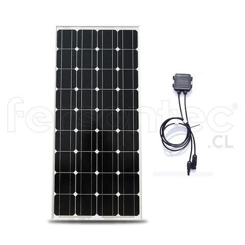 Panel Solar 100W 12V Monocristalino Fotovoltaico