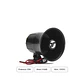 Sirena 15W 12Vdc Tipo Megafono 1 Tono Negro Para Alarmas Gsm Exterior Interior - Miniatura 1