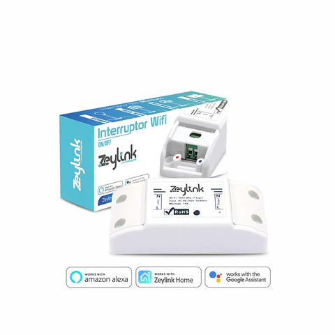 Interruptor Switch Electrico Wifi Control Via Celular App Movil Alexa Google