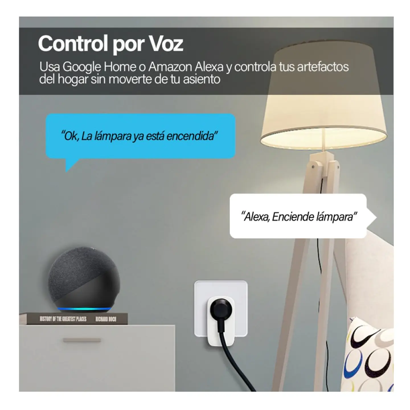 Enchufe Inteligente Wifi Socket Control Celular App Zeylink 10A 2000W 3