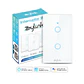 Interruptor Inteligente Hibrido Sin/Con Neutro Wifi Doble Blanco ZLK - Miniatura 1