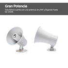 Sirena Para Alarma De Casa Exterior 20 Watts + Baliza + Caja Metálica 2