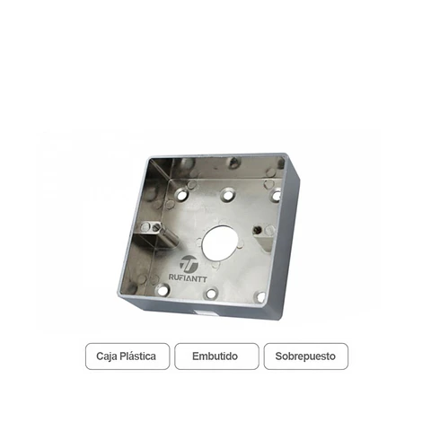 Caja Embutida Empotrable o Sobrepuesta Para Boton Pulsador