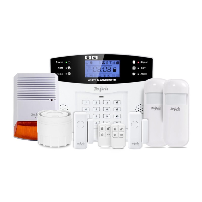 Alarma Casa Negocio + Sirena Inalámbrica Alta Potencia 50W + Sensores