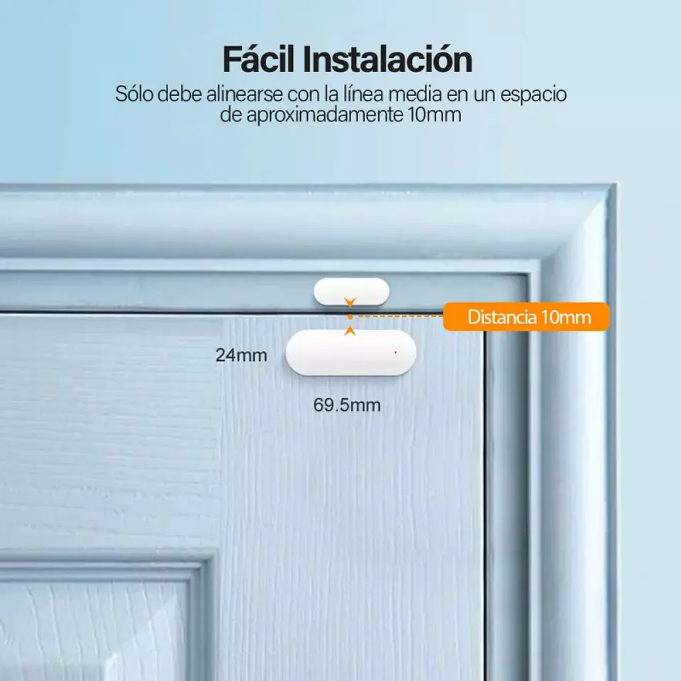 Sensor Magnetico Wifi Puerta Ventana Alerta Via Celular App 5