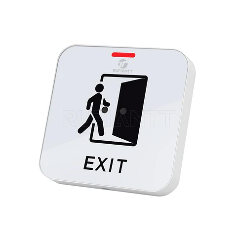 Boton Pulsador No Touch Impermeable Ip68 Led Blanco Elegante No-Nc-Com