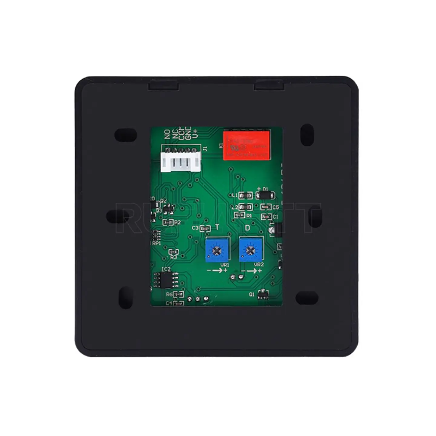 Boton Pulsador No Touch Ip68 Impermeable Led Negro Elegante No-Nc-Com 4