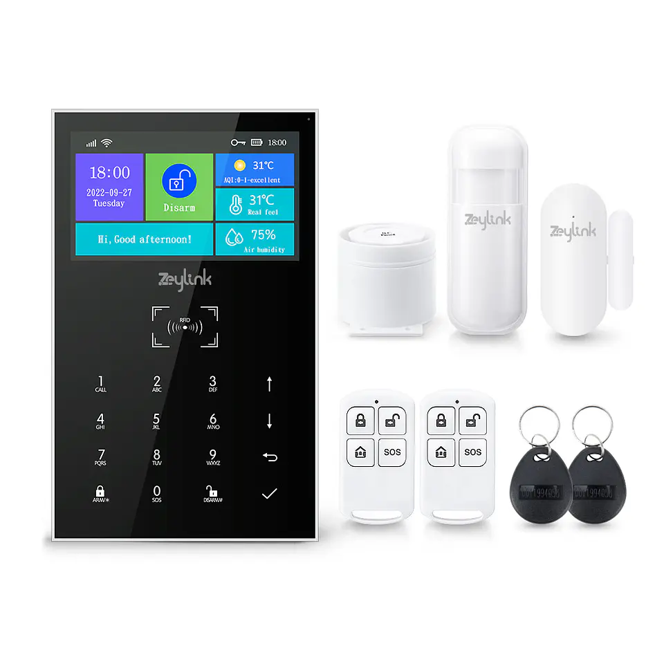 Alarma Para Casa Negocio K10 4G WiFi Security Smart + Domótica + App Móvil + Rfid 1