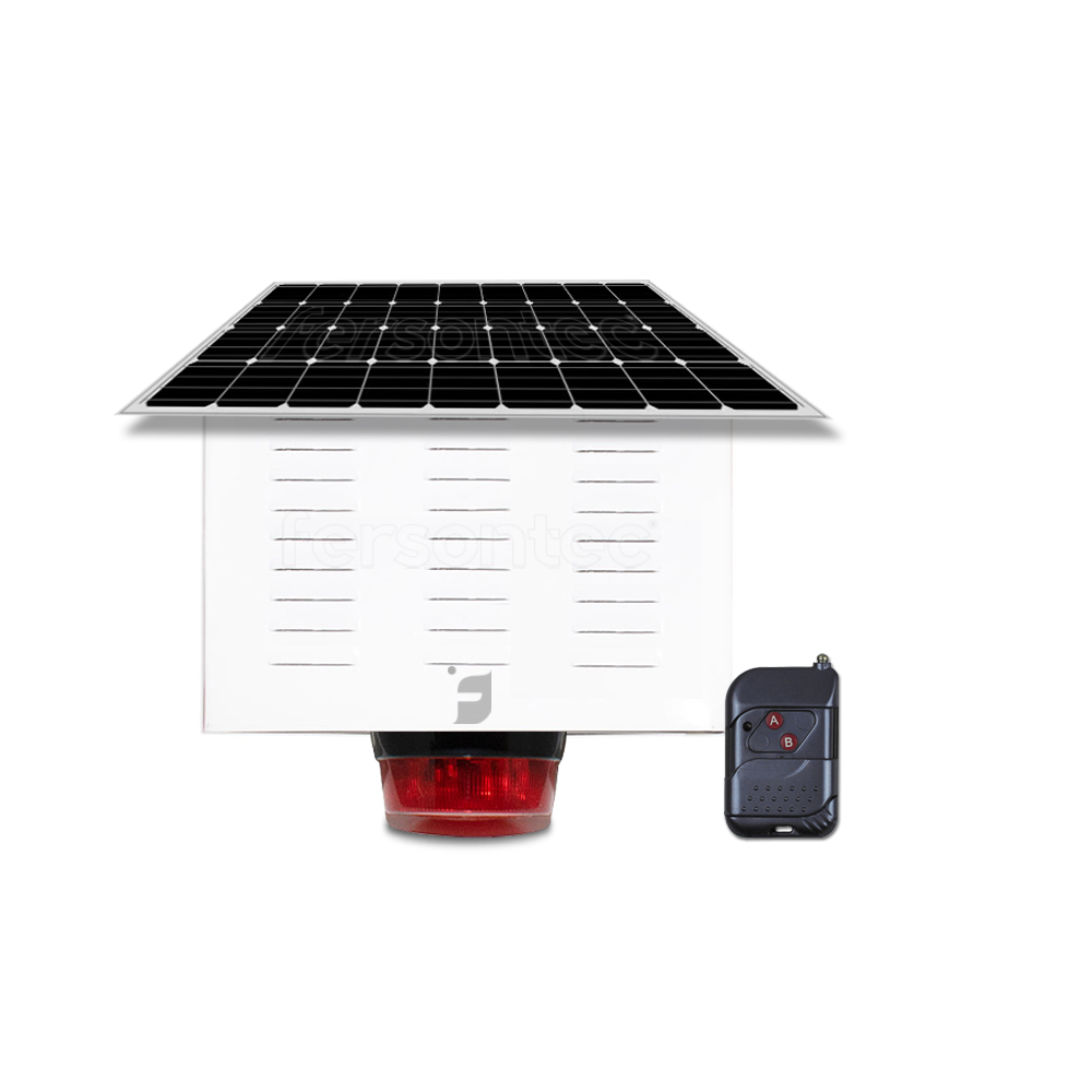Alarma Comunitaria Solar 15w + 4 Controles + Bateria 100% Autonomo